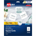 Avery Clean Edge Square Cards, Rounded Corners, 2.5" x 2.5" (35702)