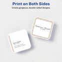 Avery Clean Edge Square Cards, Rounded Corners, 2.5" x 2.5" (35702)