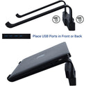 DAC Non-Skid Laptop Stand With 4-Port USB 3.0 Hub (21680)