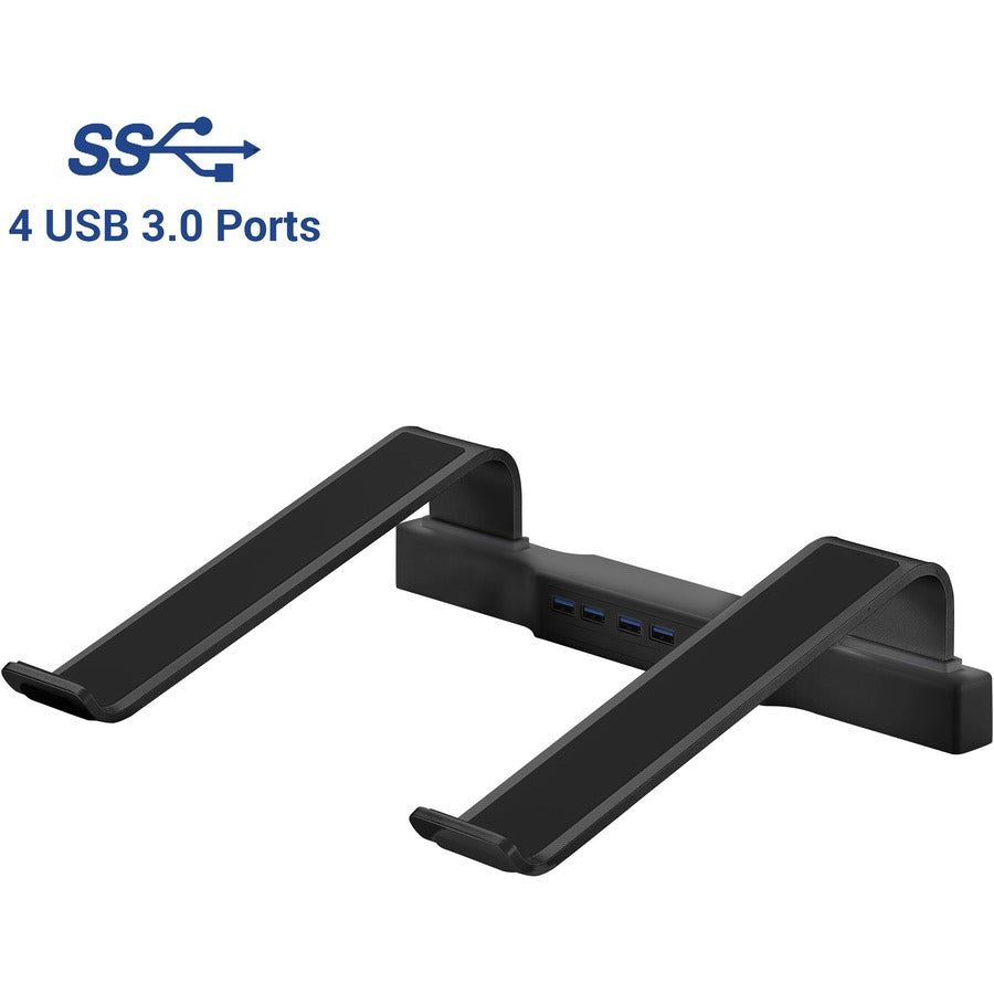 DAC Non-Skid Laptop Stand With 4-Port USB 3.0 Hub (21680)