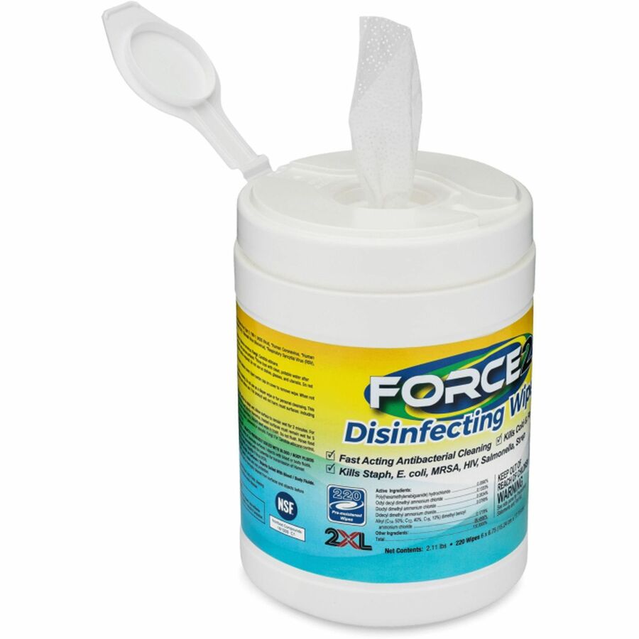 2XL FORCE2 Disinfecting Wipes (407)