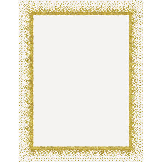 FranklinCovey Geographics Confetti Gold Design Poster Board (24759)