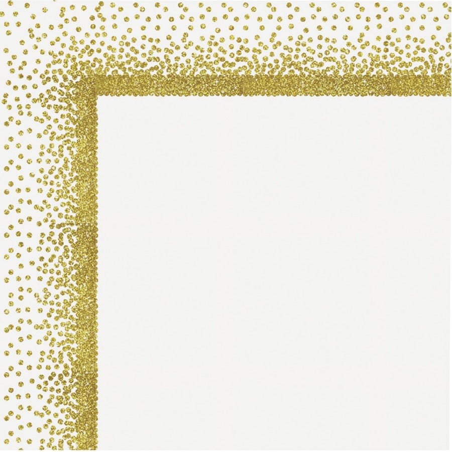 FranklinCovey Geographics Confetti Gold Design Poster Board (24759)