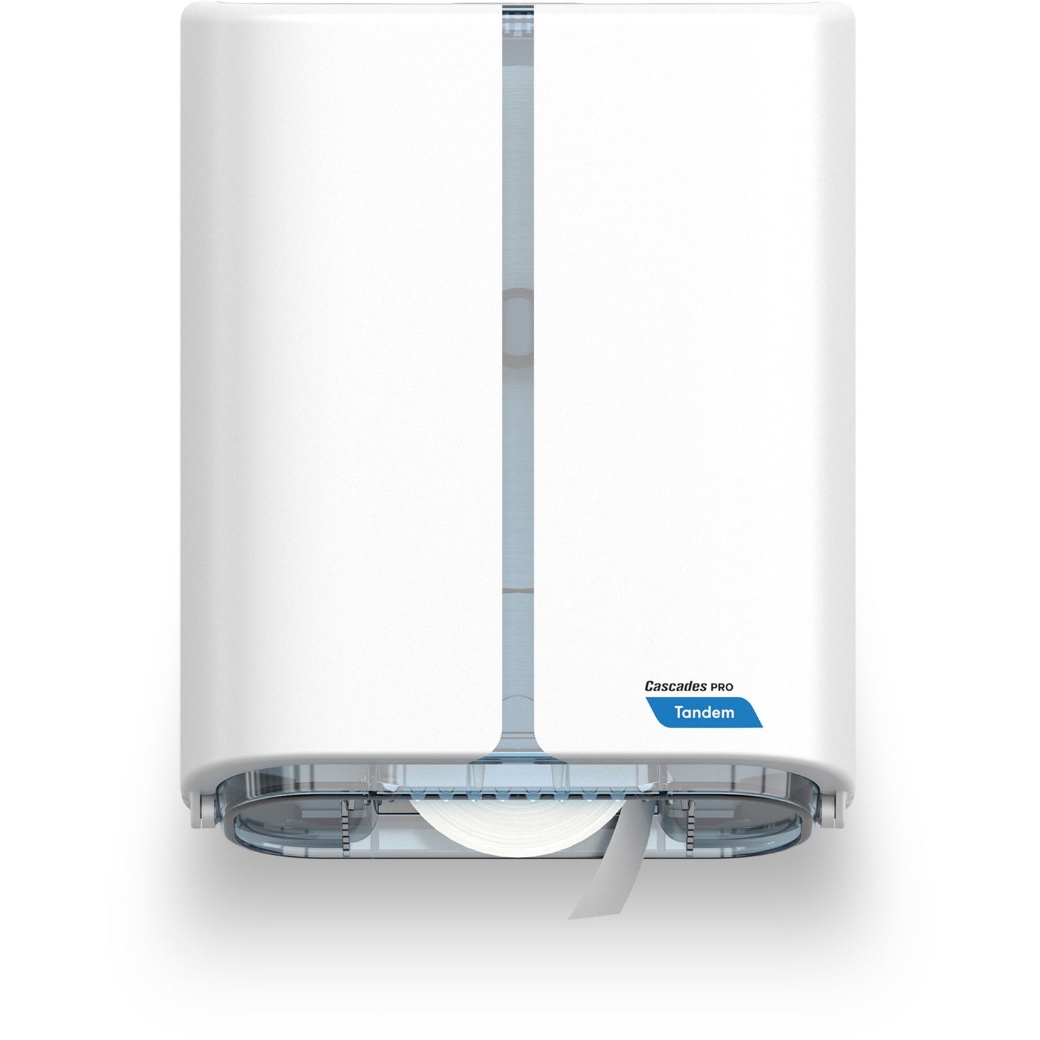 Cascades Tandem Jumbo Toilet Paper Dispenser, Single Roll (C382) (C383)