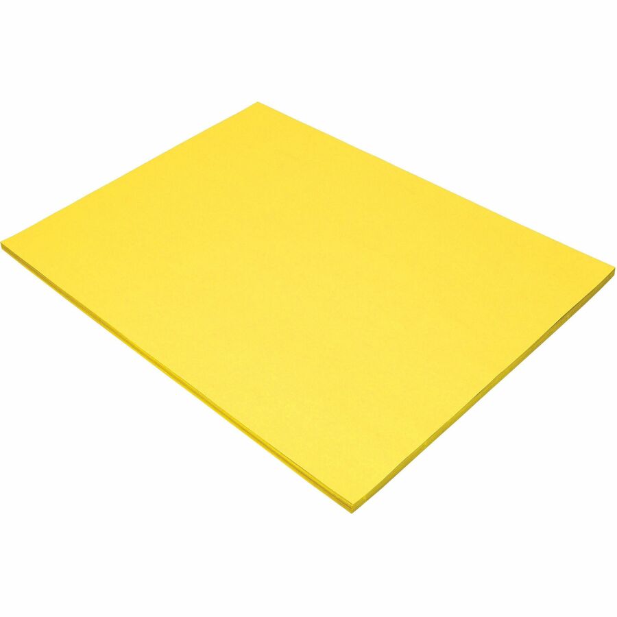 Pacon Color Brights Cardstock - Lemon Yellow (P101172)