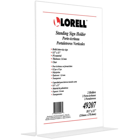 Lorell T-base Standing Sign Holders (49207)