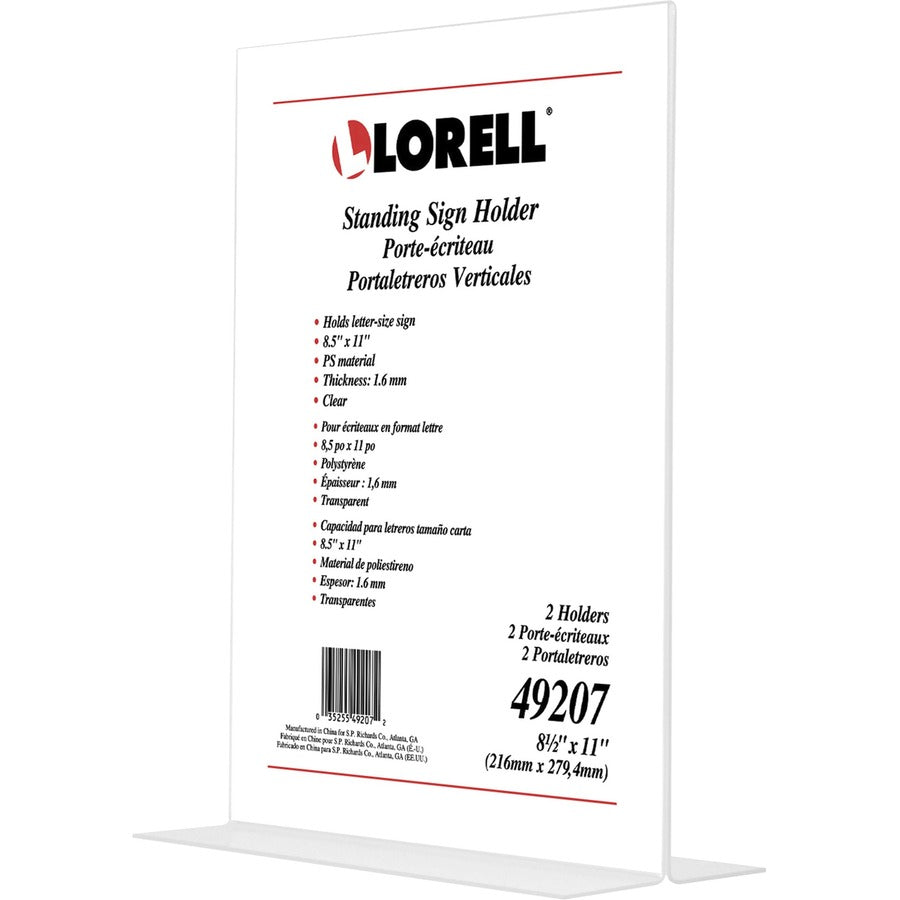 Lorell T-base Standing Sign Holders (49207)