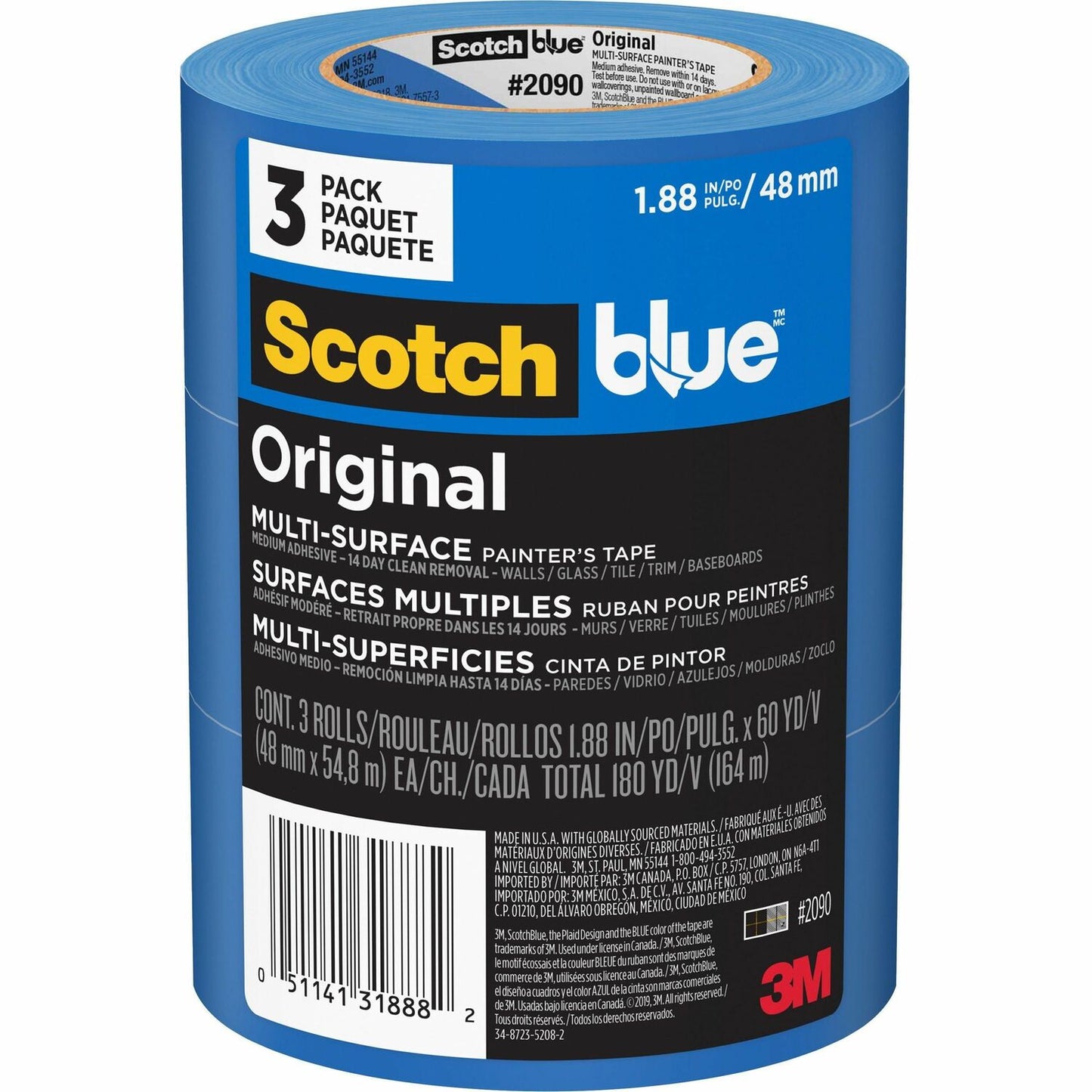 3M ScotchBlue Multi-Surface Painter's Tape (209048EP3)
