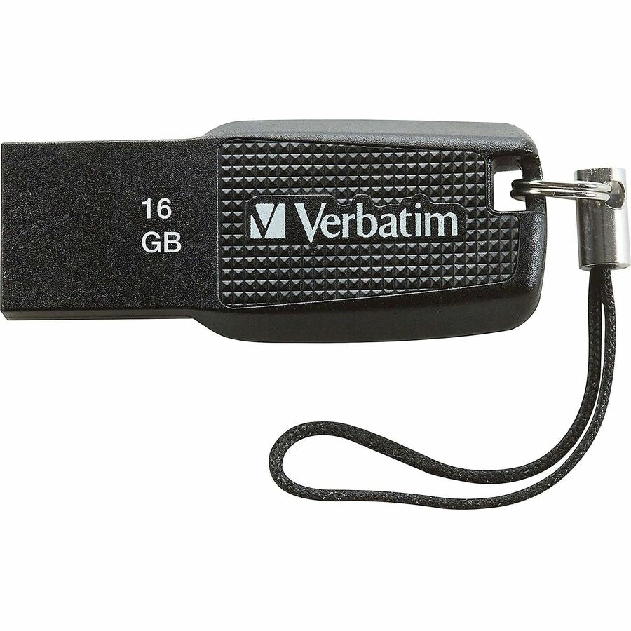 Verbatim 16GB Ergo USB Flash Drive - Black (70875)