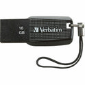 Verbatim 16GB Ergo USB Flash Drive - Black (70875)