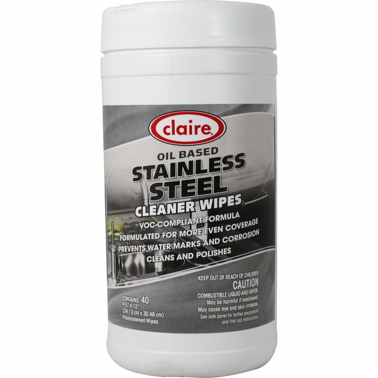 Claire Stainless Steel Wipe (CL993)