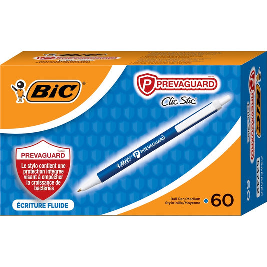 BIC PrevaGuard Clic Stic Antimicrobial Pens (CSAP60ECBE)