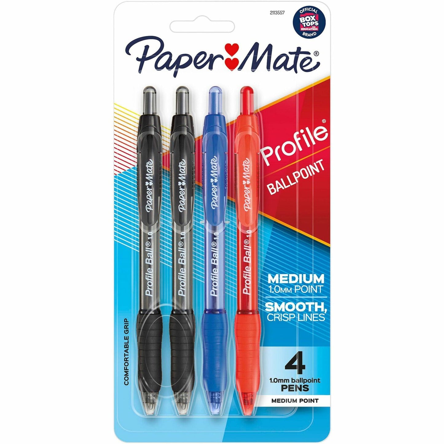 Paper Mate Pen RT Bold Profile Asst 4/pkg (2100912)