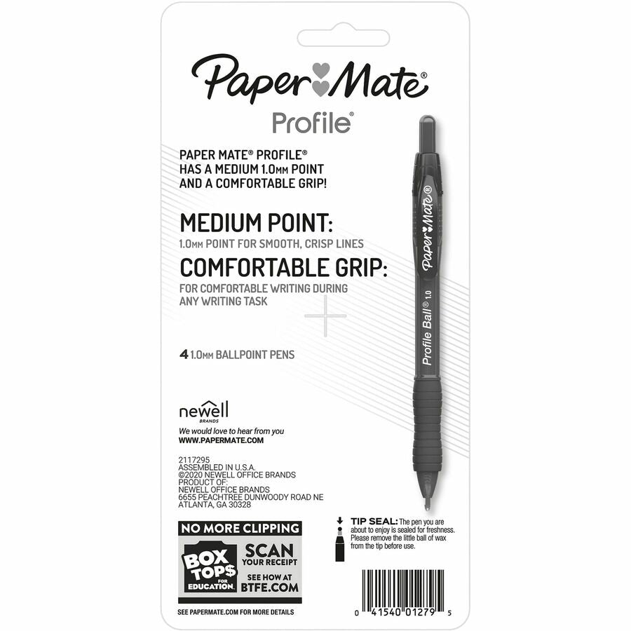 Paper Mate Pen RT Bold Profile Asst 4/pkg (2100912)