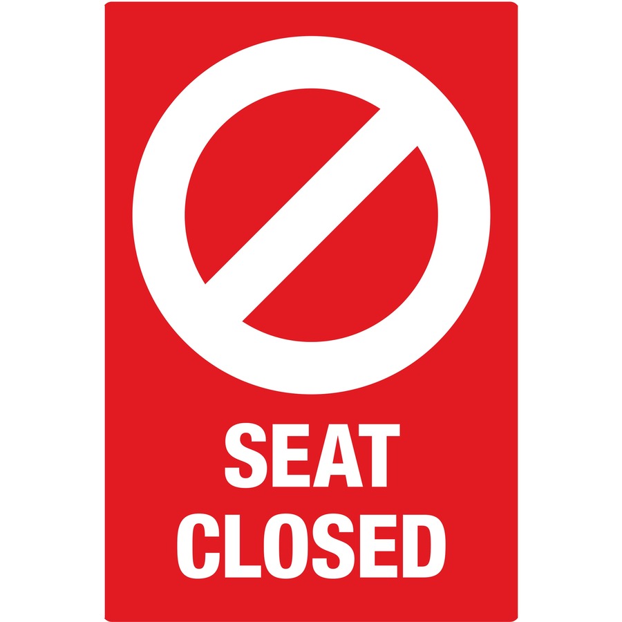  Surface Safe SEAT CLOSED Chair Decals (83076)