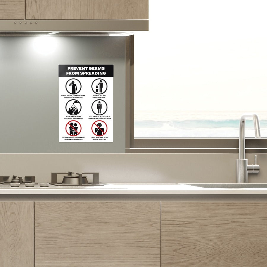  Surface Safe PREVENT GERMS Wall Decals (83174)