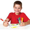 Cra-Z-Art Washable Markers, Broad Bullet Tip, Assorted Classic/Neon/Pastel Colors, 20/Set (44402WM20)