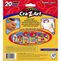 Cra-Z-Art Washable Markers, Broad Bullet Tip, Assorted Classic/Neon/Pastel Colors, 20/Set (44402WM20)