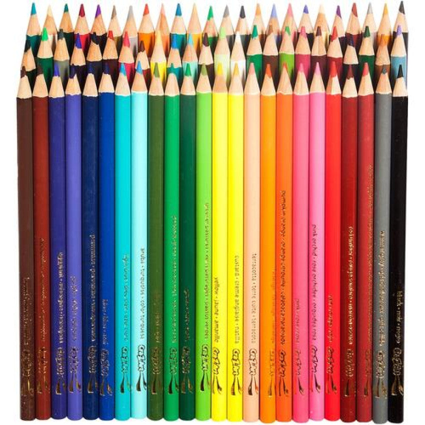 Cra-Z-Art Colored Pencils, 72 Assorted Lead and Barrel Colors, 72/Box (1040224)