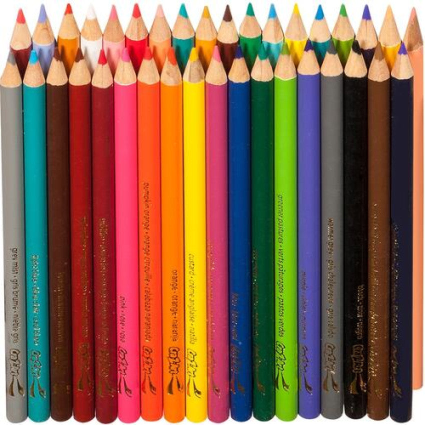 Cra-Z-Art Colored Pencils, 36 Assorted Lead and Barrel Colors, 36/Box (10438WM36)