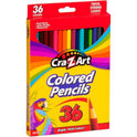 Cra-Z-Art Colored Pencils, 36 Assorted Lead and Barrel Colors, 36/Box (10438WM36)