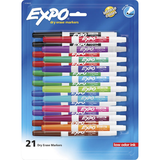 Expo Low-Odor Dry Erase Fine Tip Markers (2138429)