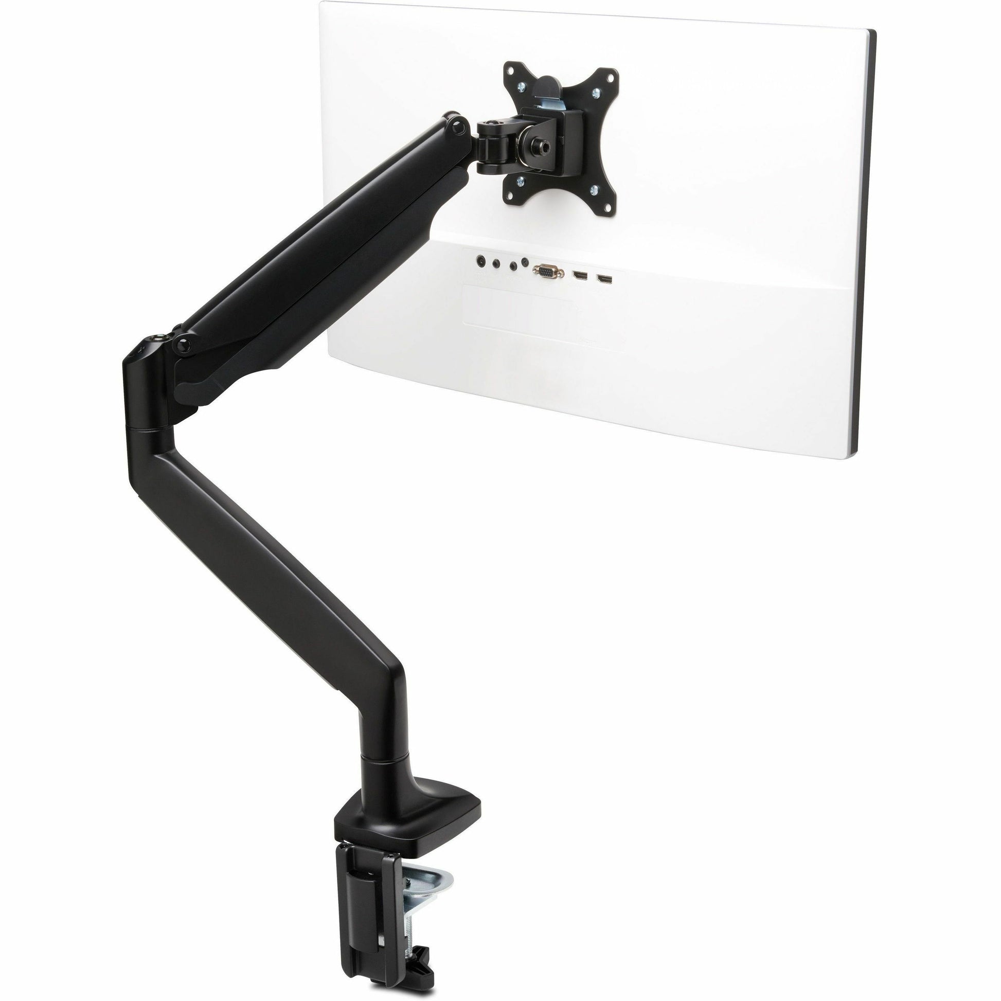 Kensington SmartFit Mounting Arm for Monitor, Curved Screen Display, Flat Panel Display - Black - Landscape/Portrait (59600)
