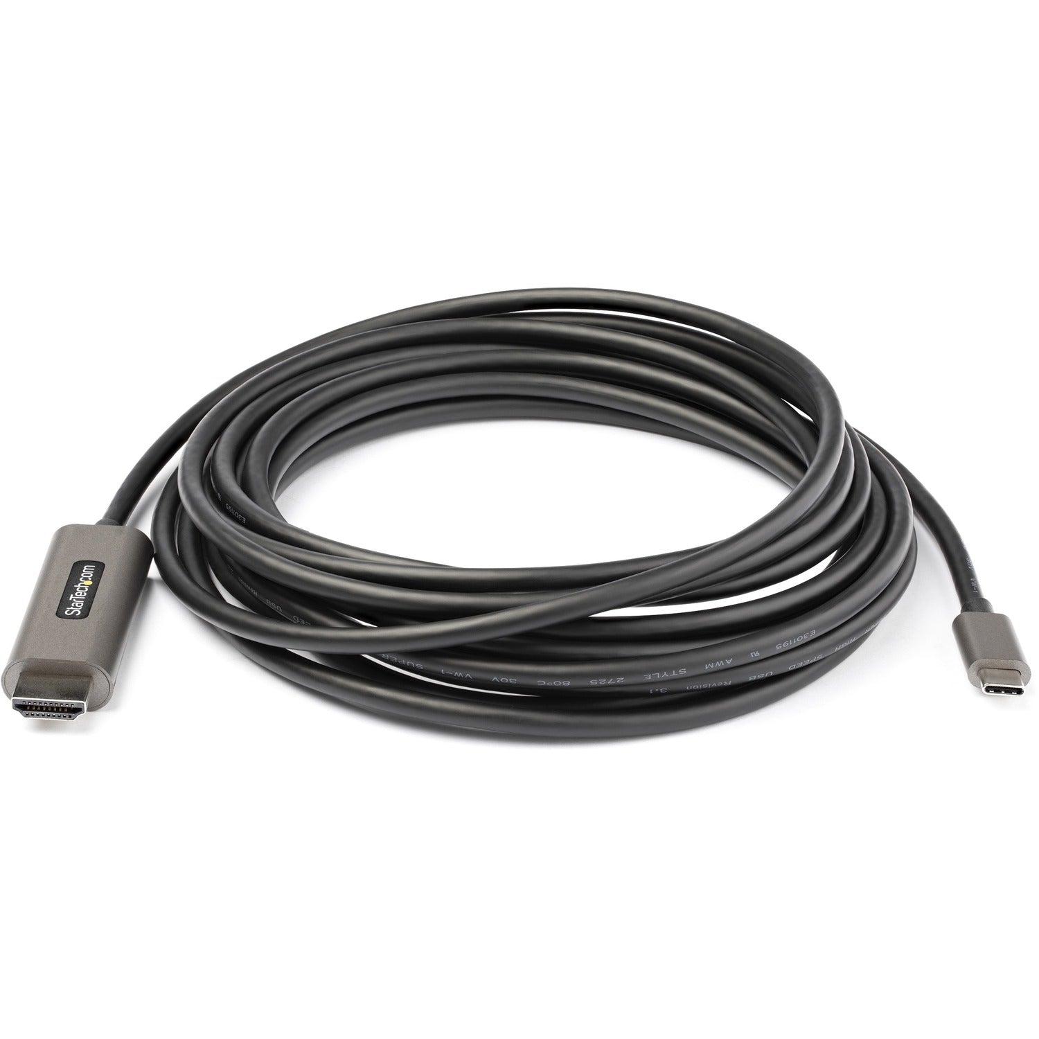 StarTech 16ft Usb C To Hdmi Cable 4k 60hz Hdr10 (CDP2HDMM5MH)