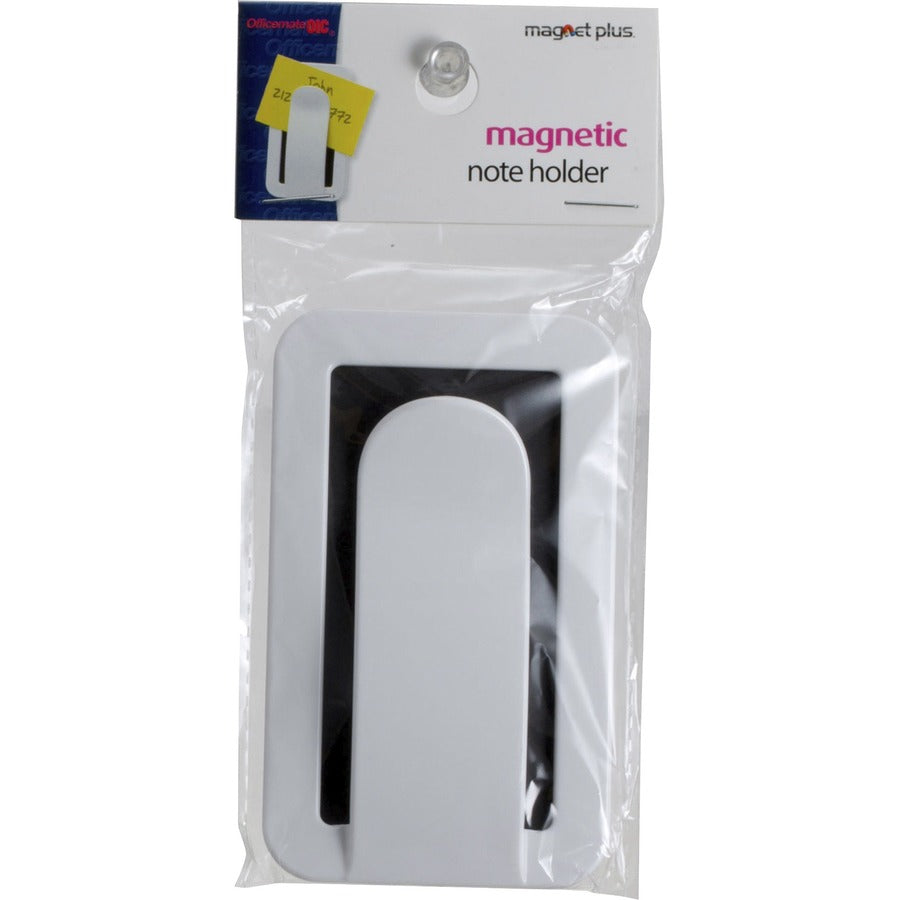 Officemate MagnetPlus Magnetic Envelope and Note Holder, White (92551)