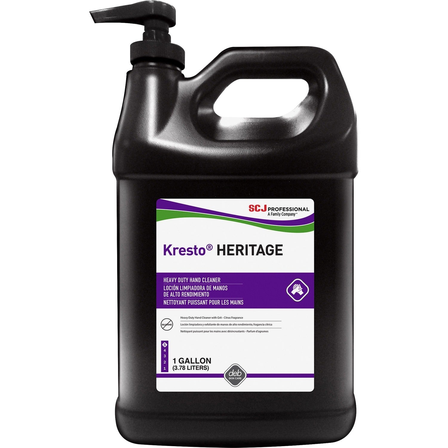 SC Johnson 1 Gallon Bottle Refill Kresto Heritage Heavy Duty Hand Cleaner - Fresh Scent (4/Carton) (09102)