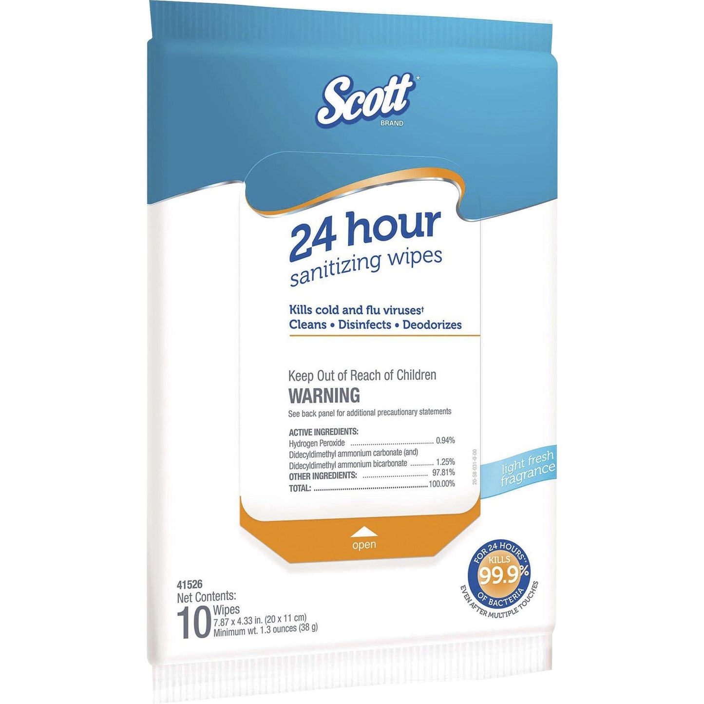 Scott 24 Hour Sanitizing Wipes (41526)