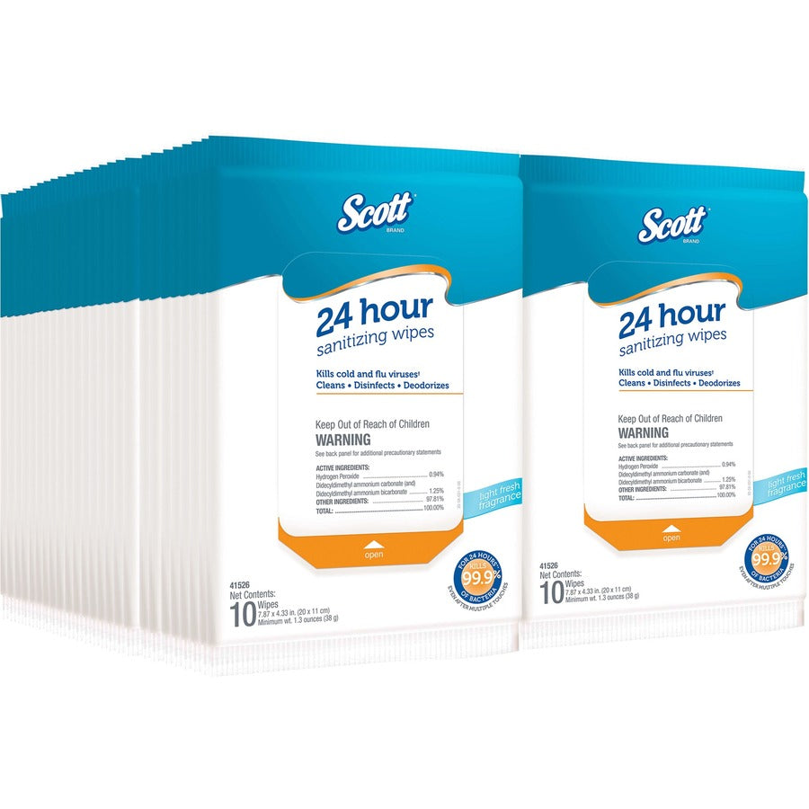 Scott 24 Hour Sanitizing Wipes (41526)