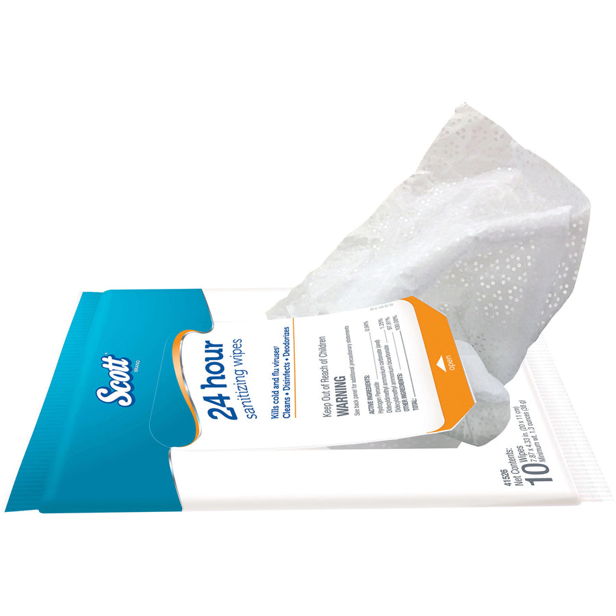 Scott 24 Hour Sanitizing Wipes (41526)