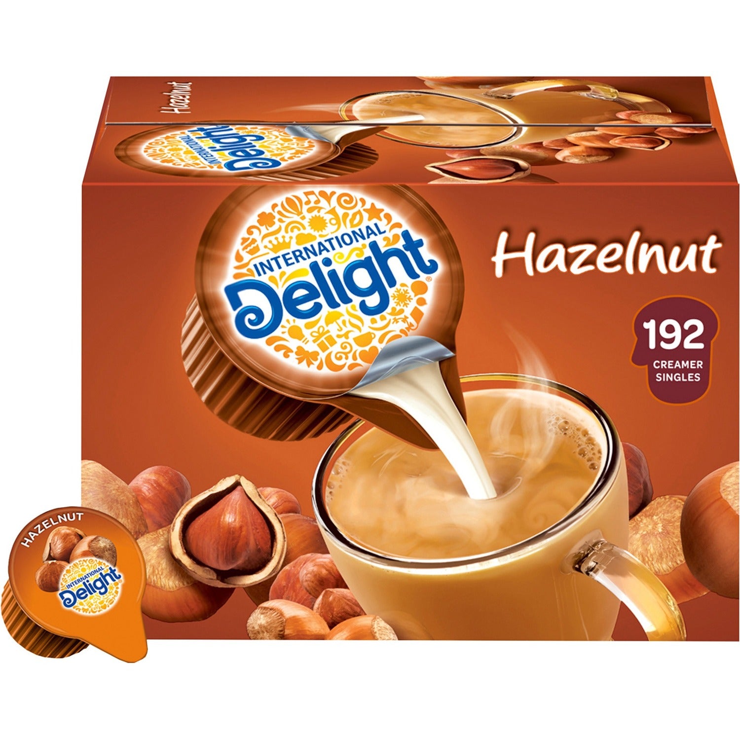 International Delight Hazelnut Liquid Creamer Singles (101522)