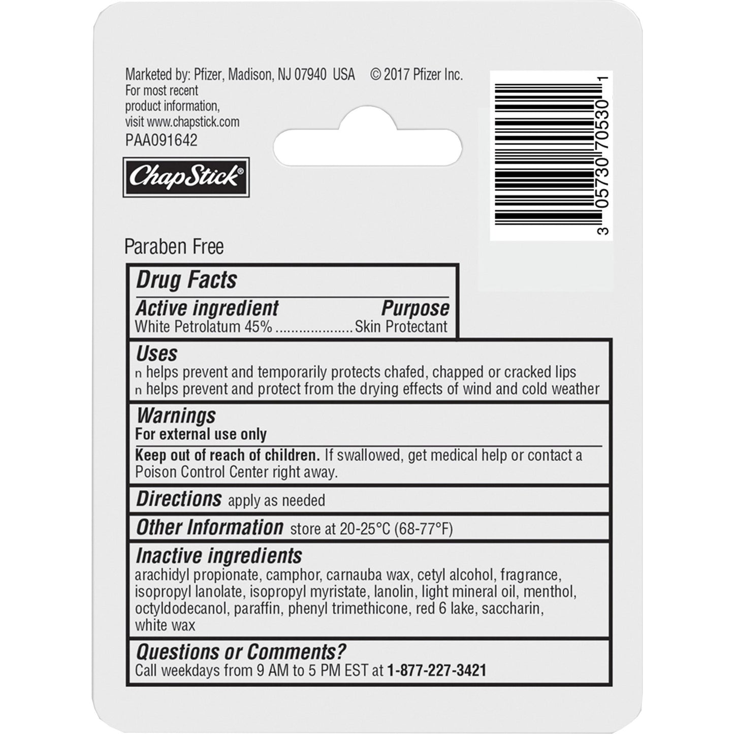 ChapStick Classic Cherry Lip Balm (70530)