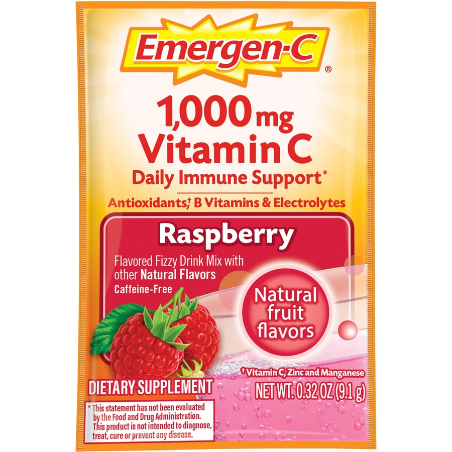 Emergen-C Raspberry Vitamin C Drink Mix (30201)