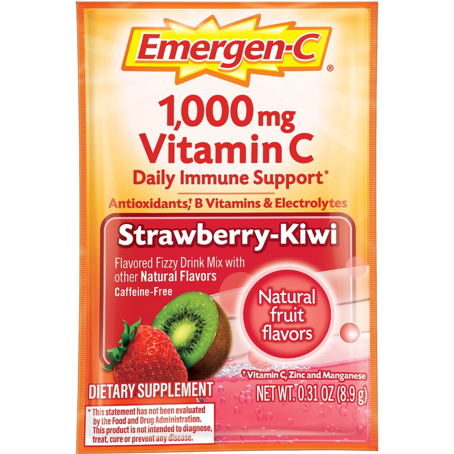 Emergen-C Strawberry-Kiwi Vitamin C Drink Mix (30319)