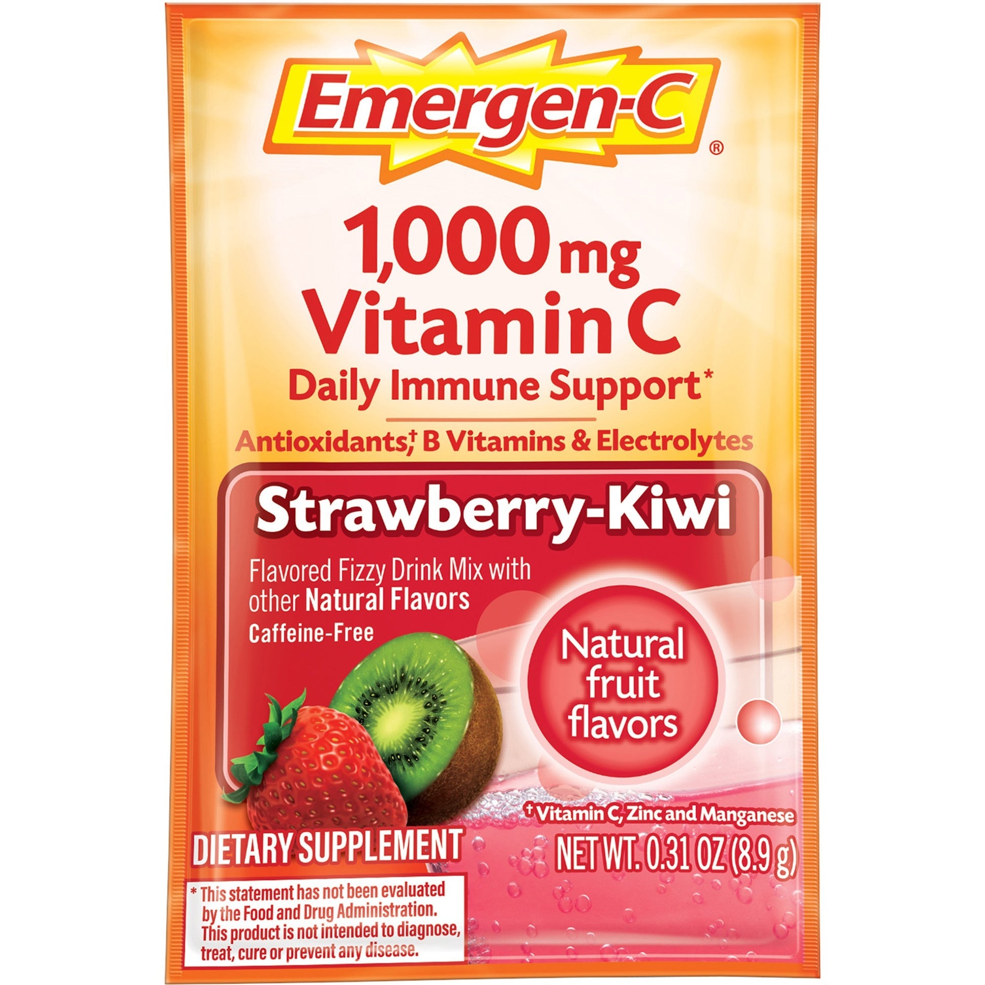 Emergen-C Strawberry-Kiwi Vitamin C Drink Mix (30319)