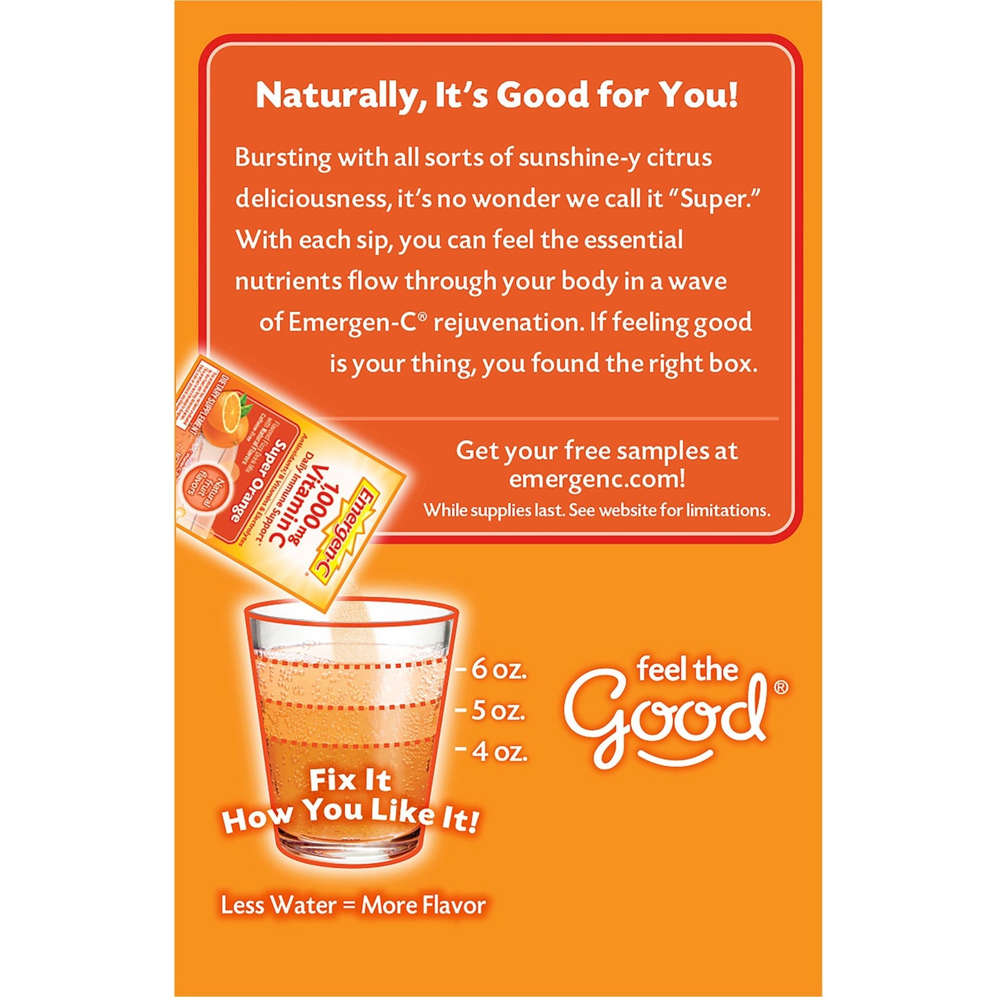 Emergen-C Super Orange Vitamin C Drink Mix (30203)