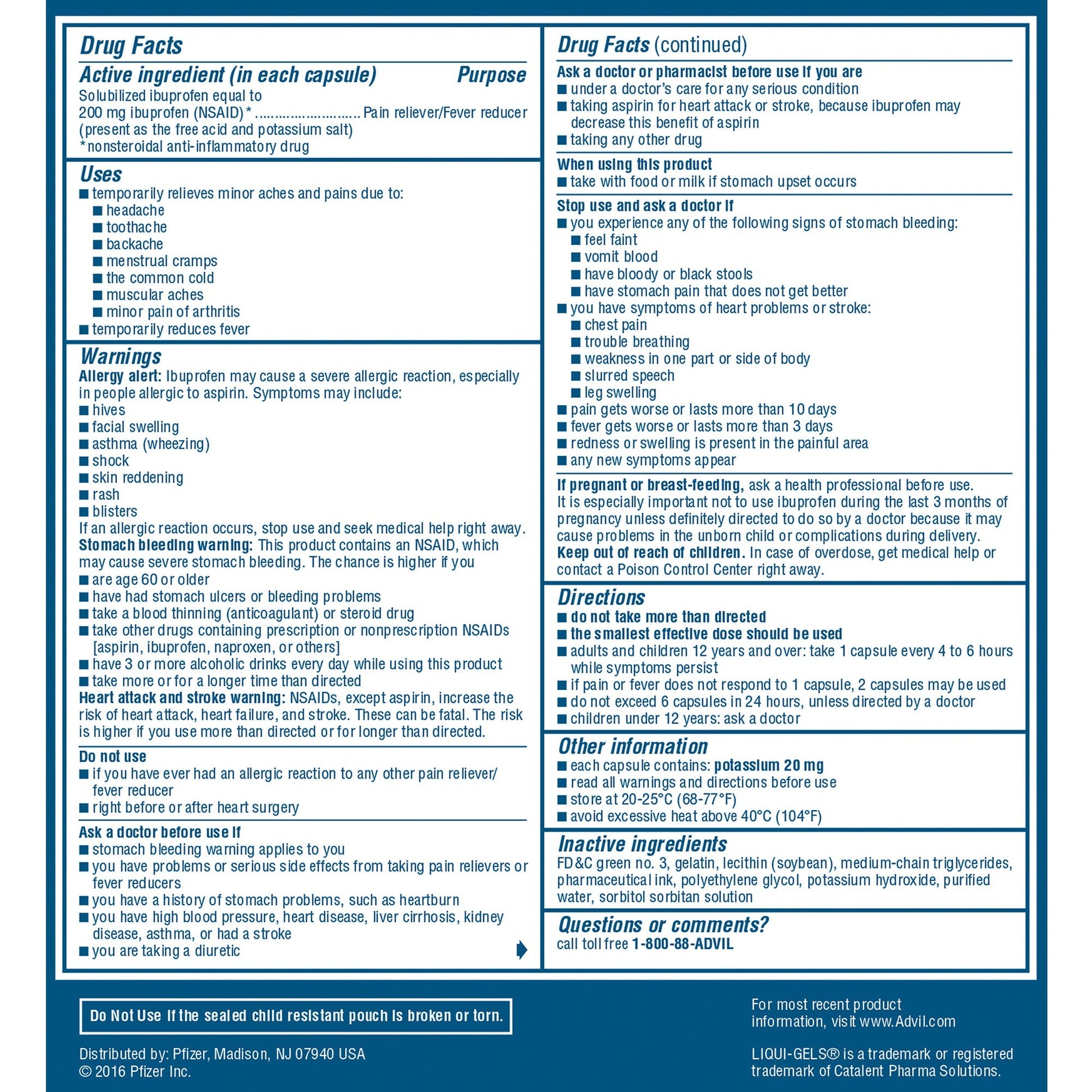Advil Liqui-Gels (16902)