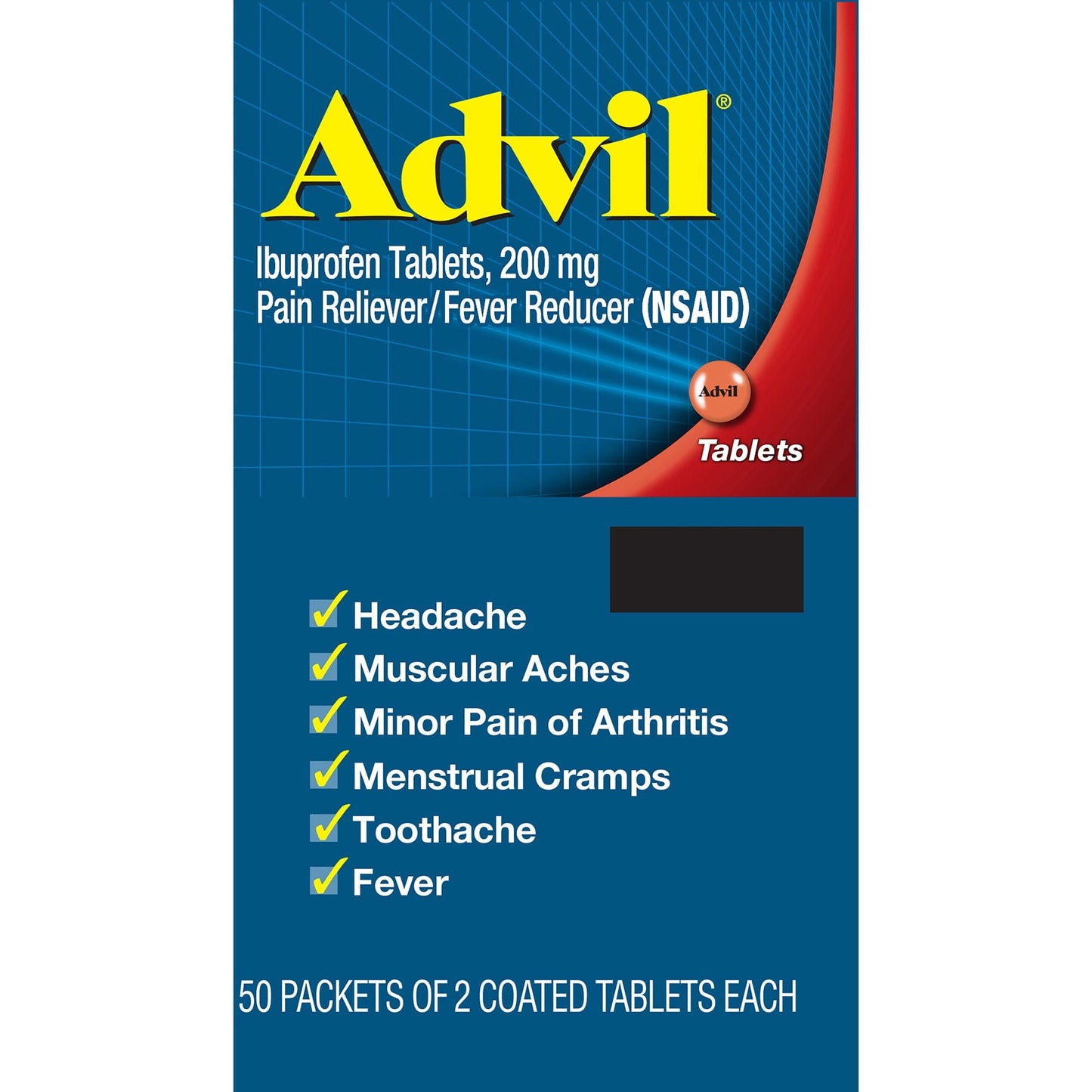 Advil Ibuprofen Tablets (15489)