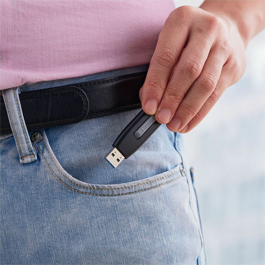  V3 USB 3.2 Gen 1 Flash Drive - 2pk - Blue, Gray (70898)