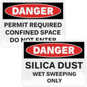  Danger Header Printable Outdoor Vinyl Signs (61553)