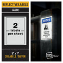  Reflective Sign Labels (61583)