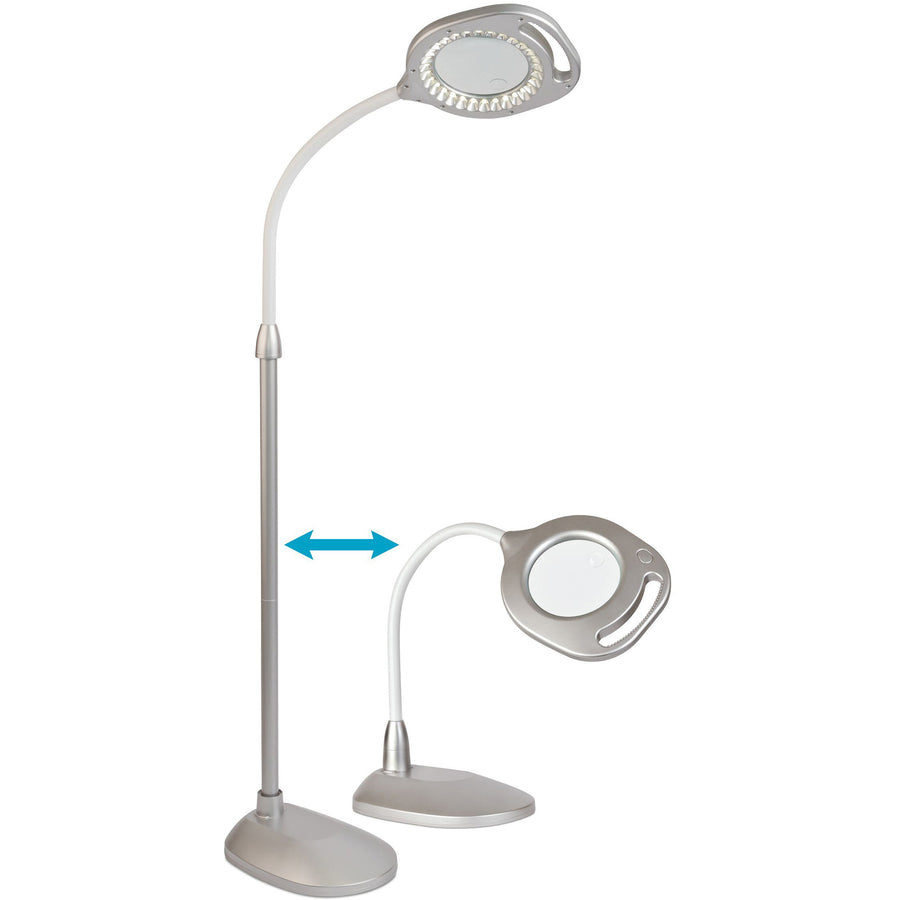 OttLite LED Magnifier Floor & Table Light (CS43828W)