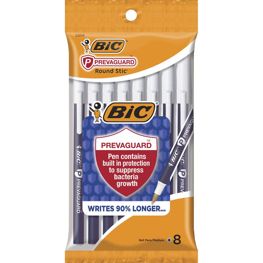 BIC PrevaGuard Round Stic Ballpoint Pen (GSAMP81BE)