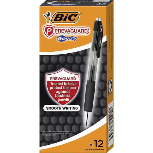 BIC PrevaGuard Gel-ocity Gel Pen (RGGA11BK)