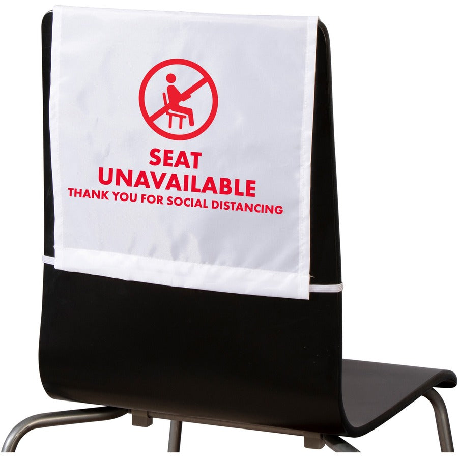 Advantus Seat Unavailable Distancing Chair Covers (98058)