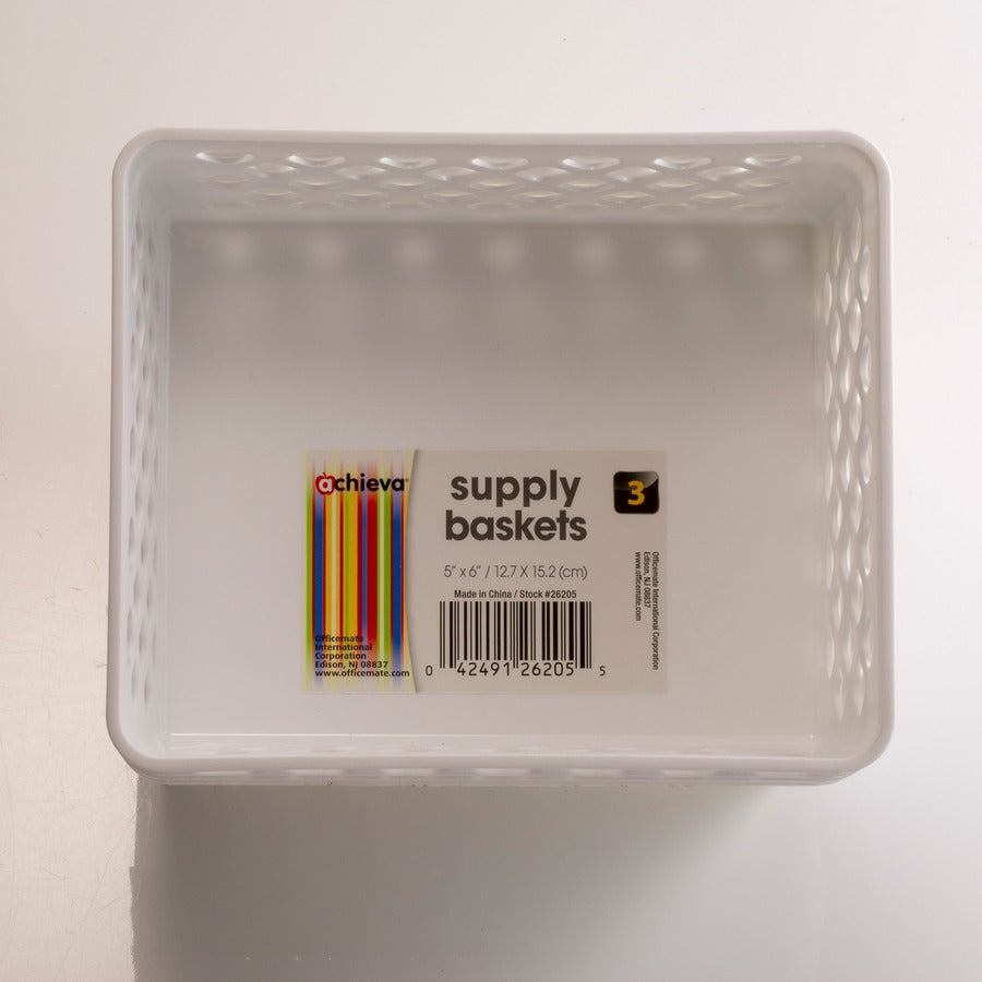 Officemate Achieva Medium Supply Basket, 3/PK (26205)