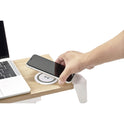 Bostitch Wireless Charging Wooden Monitor Stand (STND2408WH)